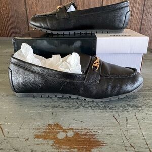 Black Leather Loafers